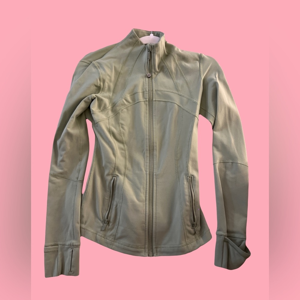 Lulu define jacket green size 4